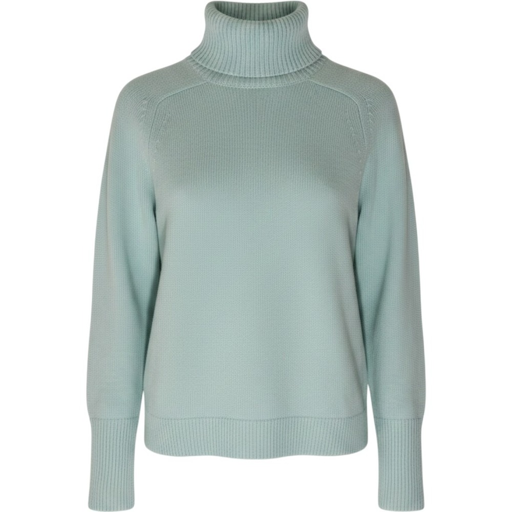 J.Crew Womens Mint Green Wool Cashmere Blend Turtleneck Sweater soft cozy Size S